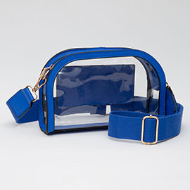 Faux Leather Crossbody Camera Bag