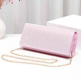 Bling Solid Evening Clutch / Crossbody