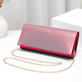 Bling Solid Evening Clutch / Crossbody