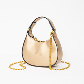 Faux Leather Mini Hobo Crossbody