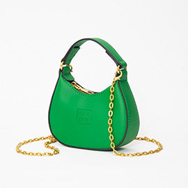 Faux Leather Mini Hobo Crossbody