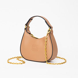 Faux Leather Mini Hobo Crossbody
