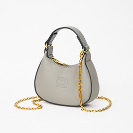 Faux Leather Mini Hobo Crossbody