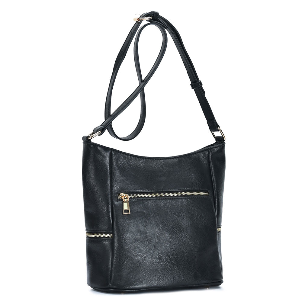 Faux Leather Crossbody