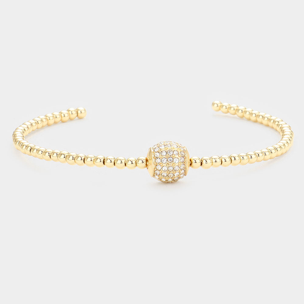 Stone Embellished Cuff
