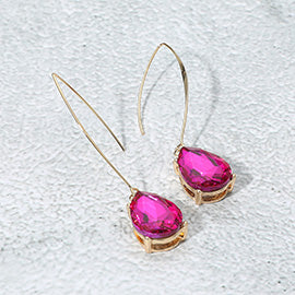 Teardrop Long Drop Earrings