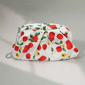 Bling Studded Pattern Bucket Bag / Handbag / Crossbody