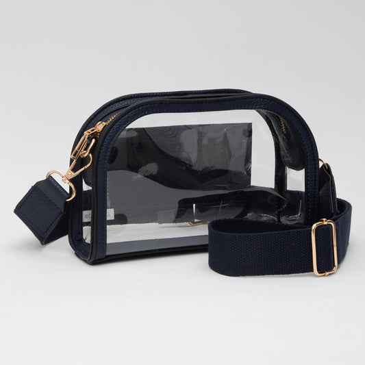 Faux Leather Crossbody Camera Bag