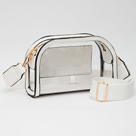 Faux Leather Crossbody Camera Bag