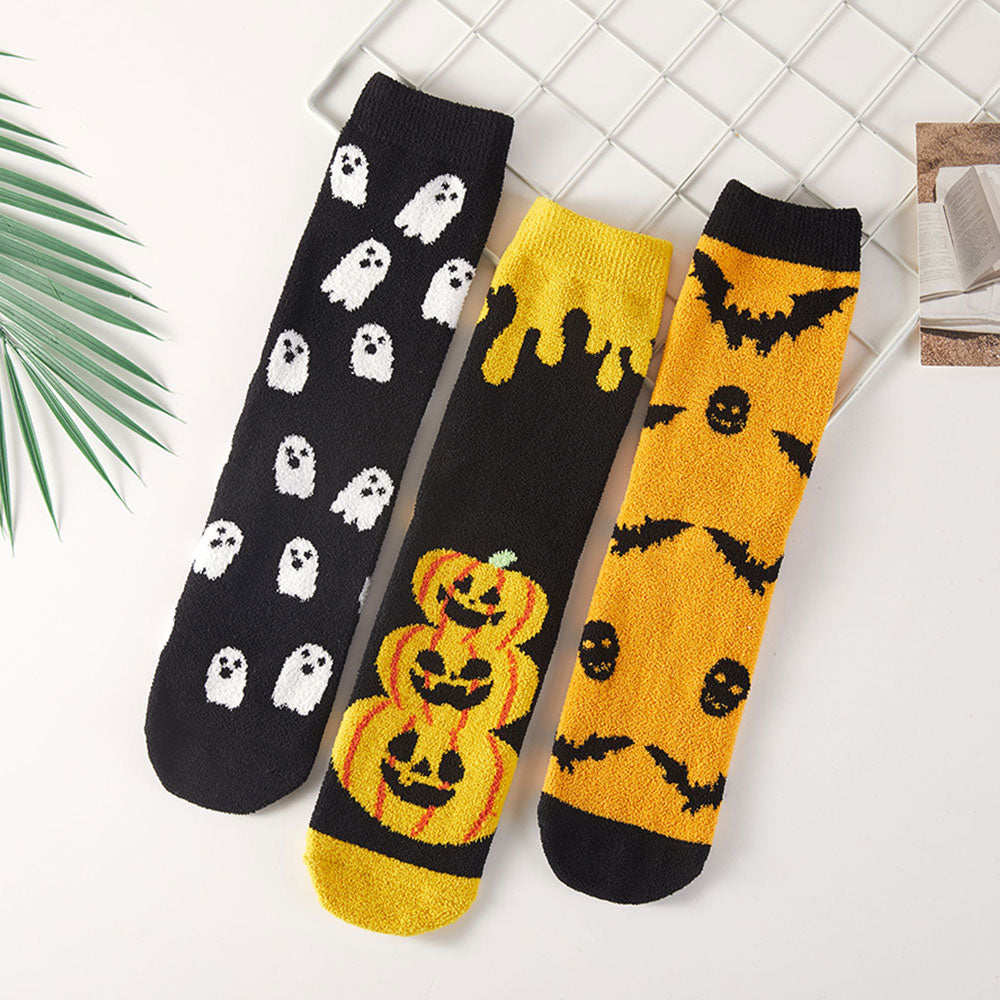 3Pairs - Halloween Cozy Socks Set