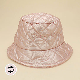Quilted Winter Bucket Hat