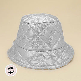 Quilted Winter Bucket Hat