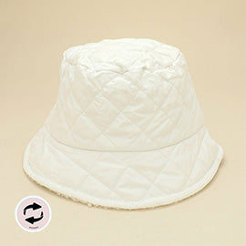 Quilted Winter Bucket Hat